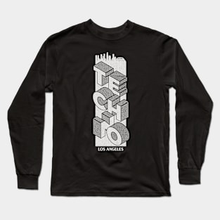 Techno Los Angeles Long Sleeve T-Shirt